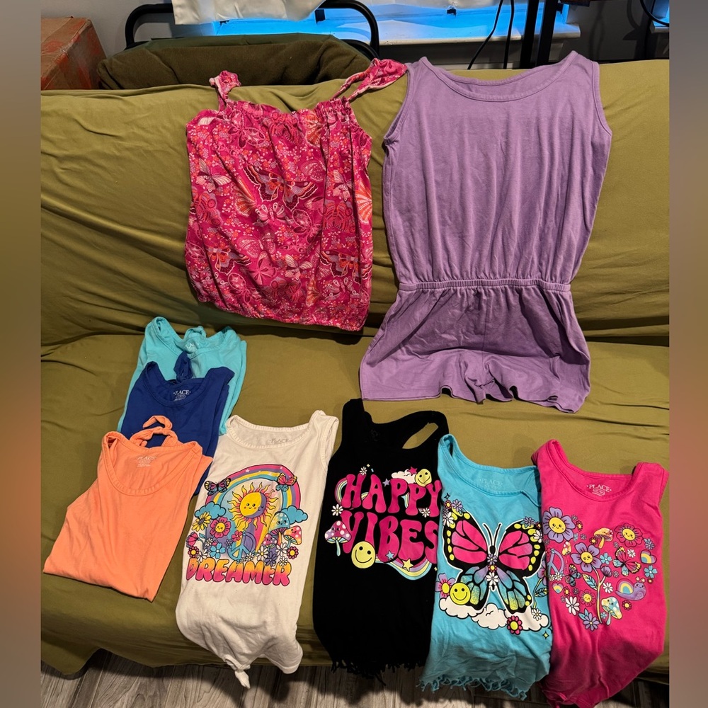 Children’s Place Girls 10-12 Colorful Tank Bundle